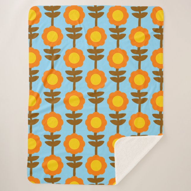 Cobertor Sherpa Boho Botanica Sherpa Blanket (Frente)