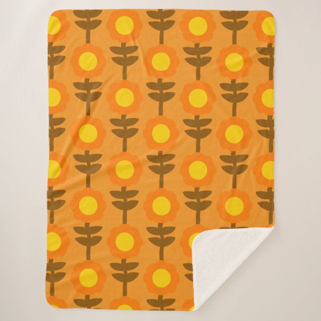 Cobertor Sherpa Boho Botanica Sherpa Blanket (Frente)