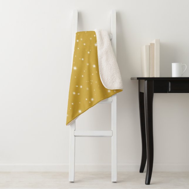 Cobertor Sherpa Boho Dourado Starlight (In Situ)