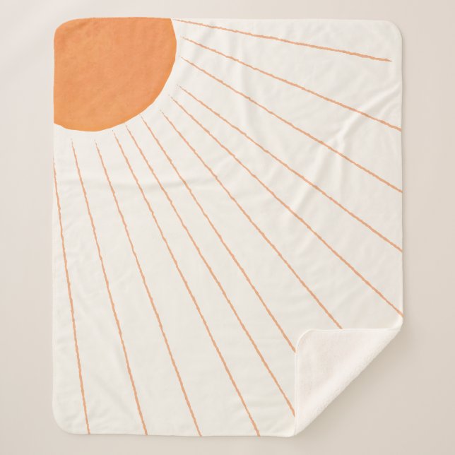 Cobertor Sherpa Boho Sunshine (Frente)