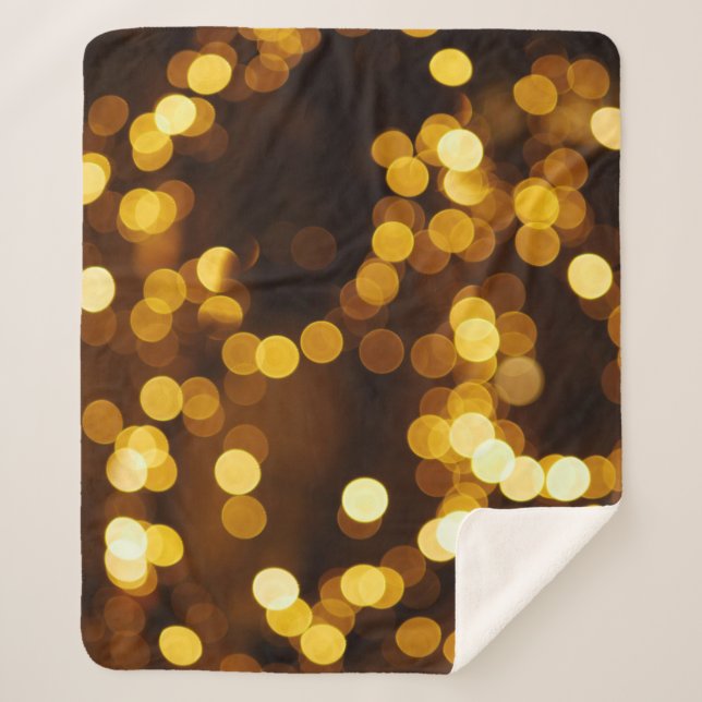 Cobertor Sherpa Bokeh photography (Frente)