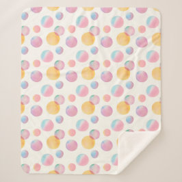 Cobertor Sherpa Bolhas de chocolate Sherpa Blanket