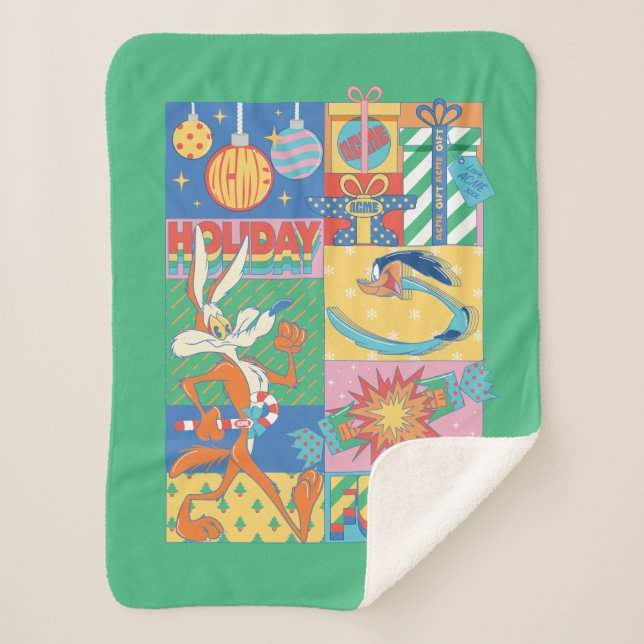 Cobertor Sherpa BOLSAS DE CARRO™ | Férias (Frente)