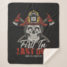 Bombeiro de NOME Personalizado Primeiro no Bombeir