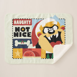 Cobertor Sherpa BONEY TUNES™ TAZ™ Naughn Not Nice