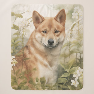 Cobertor Sherpa Bonita Shiba Inu