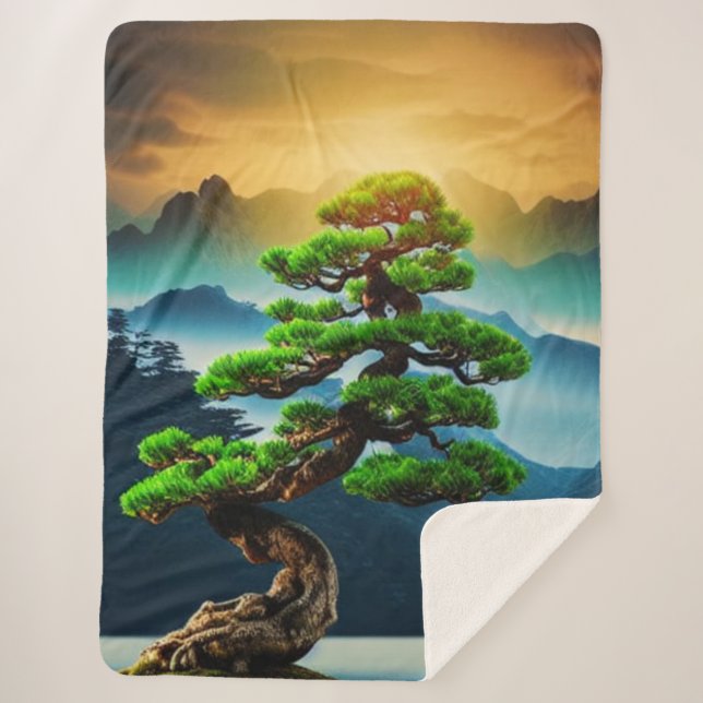 Cobertor Sherpa Bonsai (Frente)