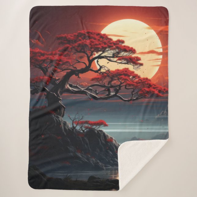 Cobertor Sherpa Bonsai Tree (Frente)