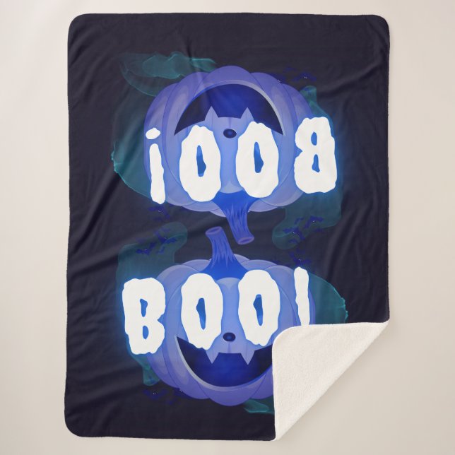 Cobertor Sherpa Boo! (Frente)