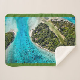 Cobertor Sherpa Bora Bora - Caminho Para O Oceano