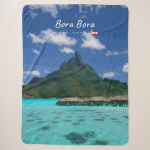 Cobertor Sherpa Bora Bora, Polinésia Francesa - Resort de Praia
