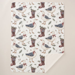 Cobertor Sherpa Botas Country Goose