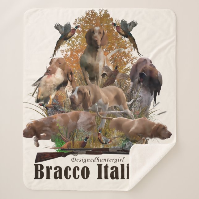 Cobertor Sherpa Bracco italiano (Frente)