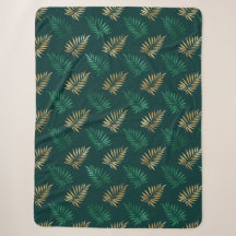 Brilho verde e Dourado nas folhas tropicais
