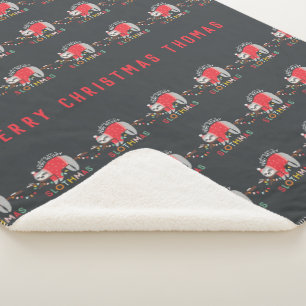 Cobertor Sherpa Brincadeira, Natal moderno e colorido