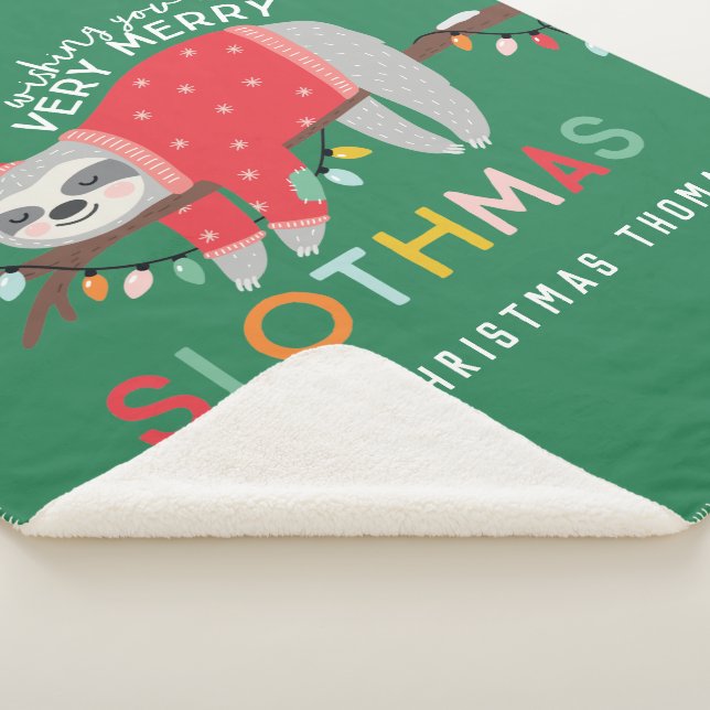 Cobertor Sherpa Brincadeiras, feriado moderno, natal (3/4)