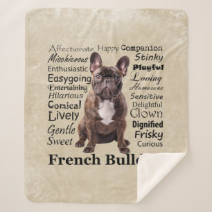 Cobertor Sherpa Brindle French Bulldog Traits