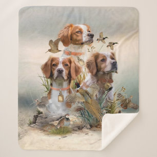 Cobertor Sherpa Brittany Spaniel, Paixão por Aves