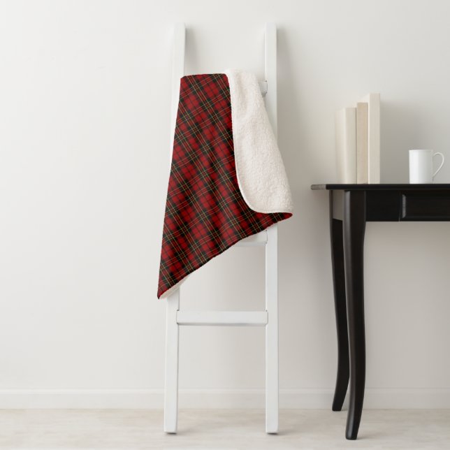 Cobertor Sherpa Brodie Clan Xadrez Sherpa Fleece Blanket (In Situ)