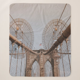 COBERTOR SHERPA BROOKLYN BRIDGE NOVA IORQUE