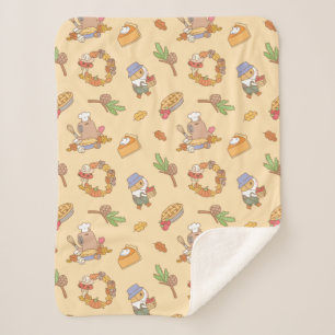 Cobertor Sherpa Bubu, Pig, Queda e Pie Patterno