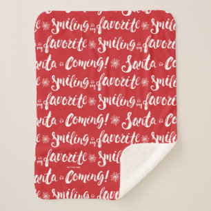 Cobertor Sherpa Buddy, o Elf Sorrir é o meu padrão favorito