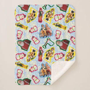 Cobertor Sherpa Budy, o Elf e os Papais noeis do polo norte