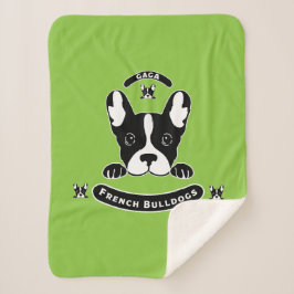 Cobertor Sherpa Bulldog Francês - Quatro Amigos de Pernas