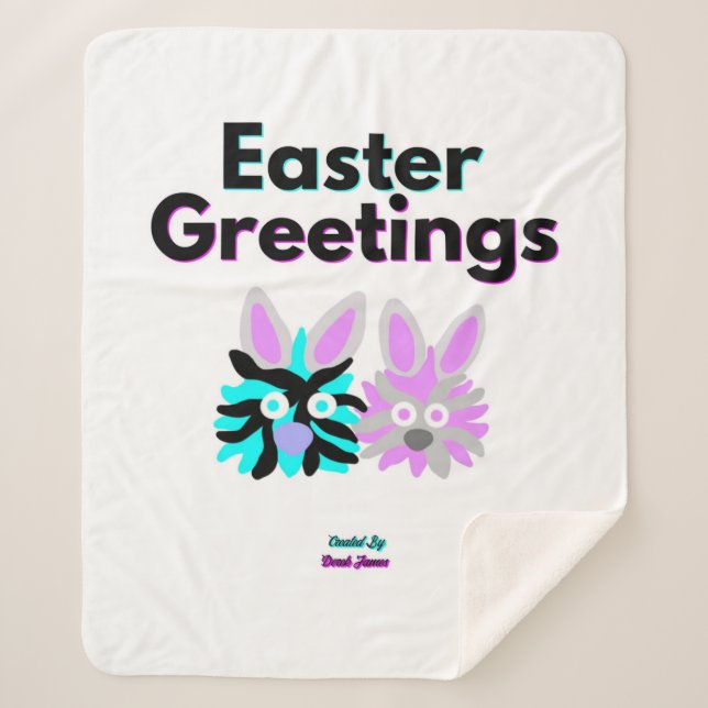 Cobertor Sherpa Bunny Felpudos Média Sherpa Blanket (Frente)