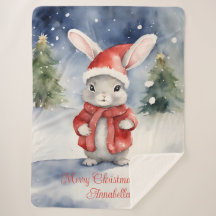 Bunny Rabbit Natal Personalizado