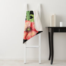 Buquê de Flores Silvestres Botânicas Arte Aquarela