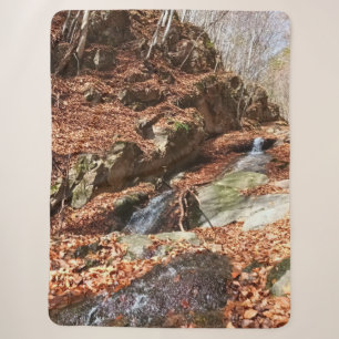 Cobertor Sherpa Cachoeira na Montanha - Natureza Selvagem Romênia