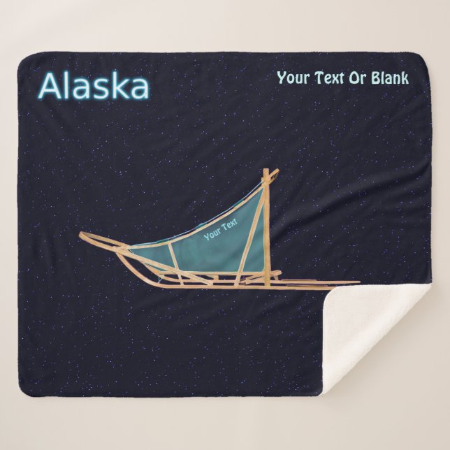 Cobertor Sherpa Cachorro - Alasca (Frente (Horizontal))