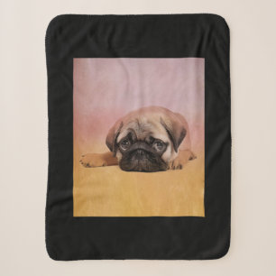 Cobertor Sherpa Cachorro Cachorro Presente dos Pug Dog Lovers