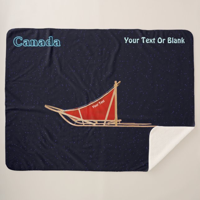 Cobertor Sherpa Cachorro - Canadá (Frente (Horizontal))