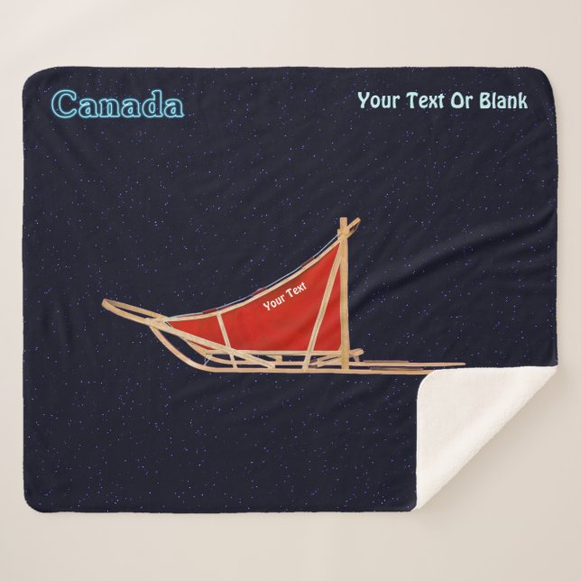 Cobertor Sherpa Cachorro - Canadá (Frente (Horizontal))