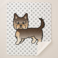 Cachorro de desenho animado Yorkshire Terrier de c