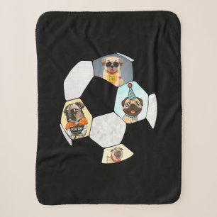 Cobertor Sherpa Cachorro Legal Pug Life Pug Birthday Cachorro
