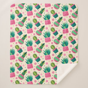 Cobertor Sherpa Cactus