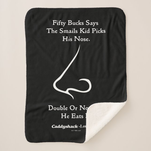 Cobertor Sherpa Caddyshack | Cinquenta Dias (Frente)