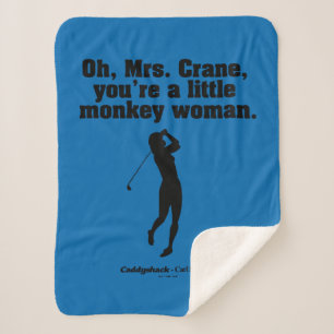 Cobertor Sherpa Caddyshack   Oh, Sra. Crane