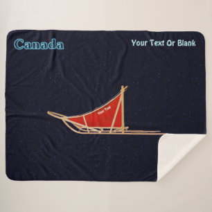 Cobertor Sherpa Cães Sled - Canadá