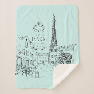 Cobertor Sherpa café Paris Sherpa Blanket