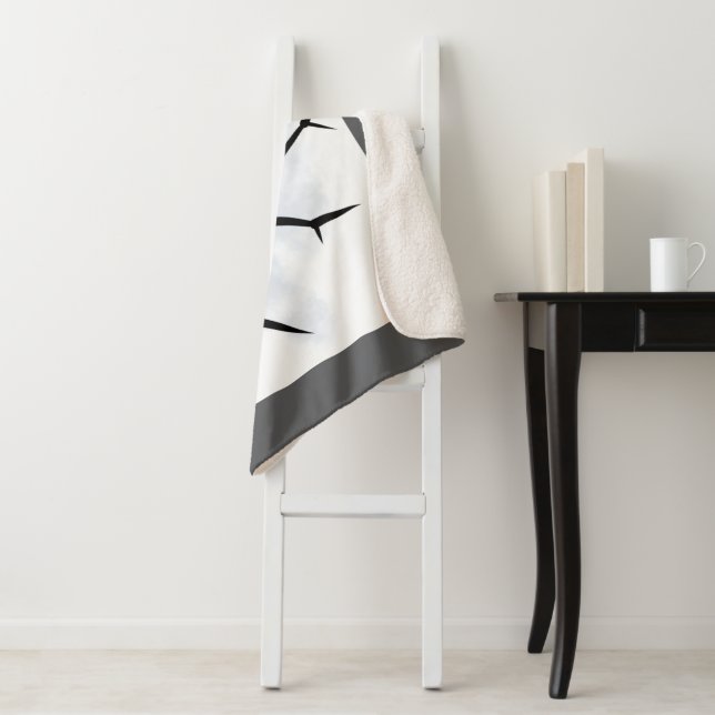 Cobertor Sherpa calda e avvolgente. (In Situ)