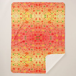 Cobertor Sherpa Caleidoscópio de outono