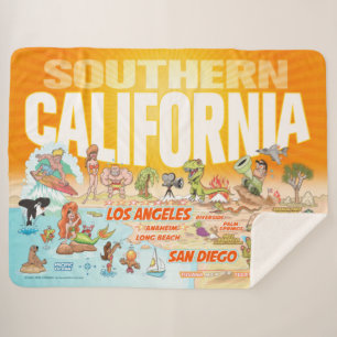 Cobertor Sherpa California Beach Paradise