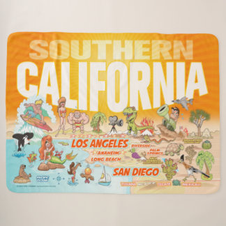 Cobertor Sherpa California Beach Paradise