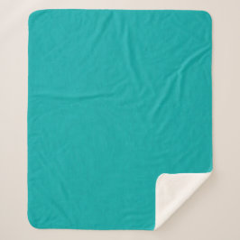 Cobertor Sherpa Calm & simple visual teal textured background 