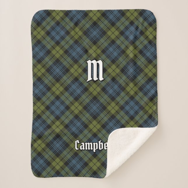 Cobertor Sherpa Campbell Tartan (Frente)