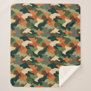 Cobertor Sherpa Camuflagem tática de trincheiras